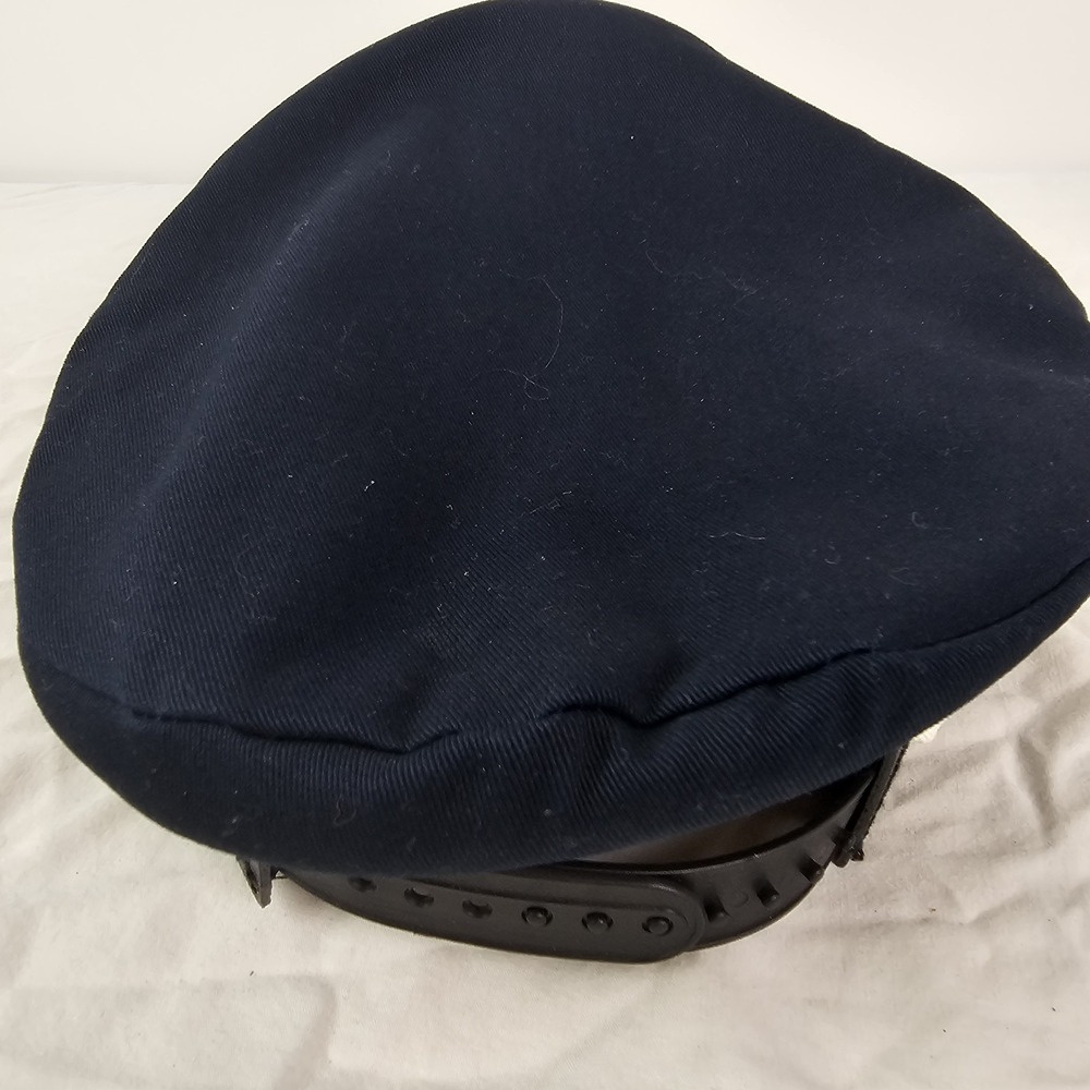 Royal Resortwear Yacht Hat Classic Nautical Captain Style Navy Blue One Size - Picture 3 of 6